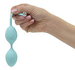 Розкішні вагінальні кульки PILLOW TALK - Frisky Teal з кристалом, діаметр 3,2 см, вага 49-75гр 777Store.com.ua, фото 2