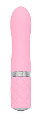 Розкішний вібратор PILLOW TALK - Flirty Pink з кристалом Swarovski, гнучка голівка 777Store.com.ua