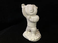 Гіпсова фігурка для розфарбовування "Майстер Мавпа" МО-121 з фарбами та пензлем, фото 1