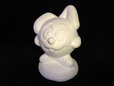 Гіпсова фігурка для розфарбовування "Заєць Крош" КЗ-103 з фарбами та пензлем, фото 1