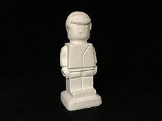 Гіпсова фігурка для фарбування "Лего Еммет" ЛЕ-132 з фарбами та пензлем, фото 1