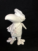 Гіпсова фігурка для розфарбовування "ВОРОН" ВН-160 з фарбами та пензлем