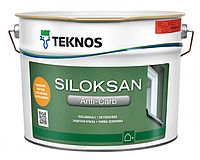 Краска акрилатная TEKNOS SILOKSAN ANTI-CARB для бетона белая (база 1) 18 л