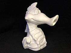 Гіпсова фігурка для розфарбовування "МОРСЬКИЙ КОНИК" МК-137 з фарбами та пензлем, фото 1