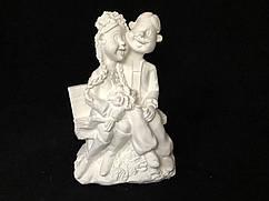 Гіпсова фігурка для розфарбовування "Молоді" МЕ-144 з фарбами та пензлем