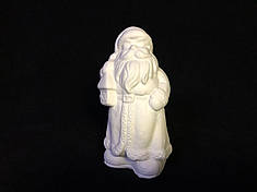 Гіпсова фігурка для розфарбовування "Дід Мороз" ДМ-127 з фарбами та пензлем, фото 1