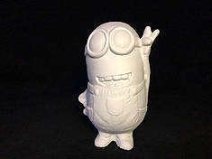 Гіпсова фігурка для розфарбовування "Міньйон Дейв" МД-108 з фарбами та пензлем, фото 1