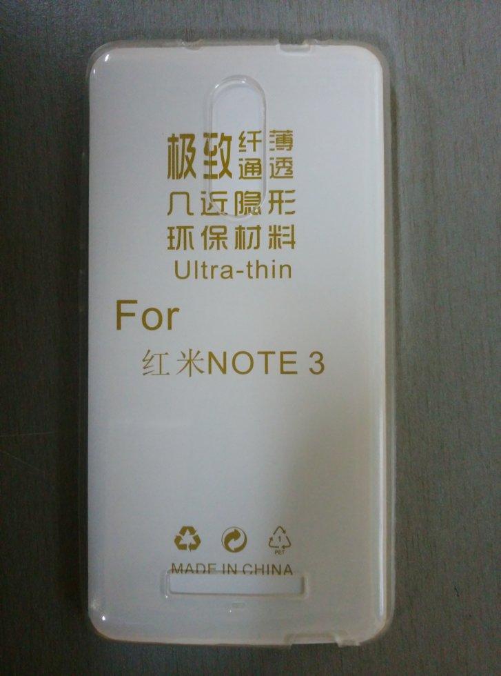 Чохол-бампер силіконовий Xiaomi Redmi Note 3 прозорий