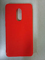 Чохол-бампер під шкіру Xiaomi Redmi Note 4x червоний