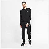 ХудіТолстовка Nike Sportswear Club Crew BLACK/WHITE, оригінал. Доставка від 14 днів, фото 3