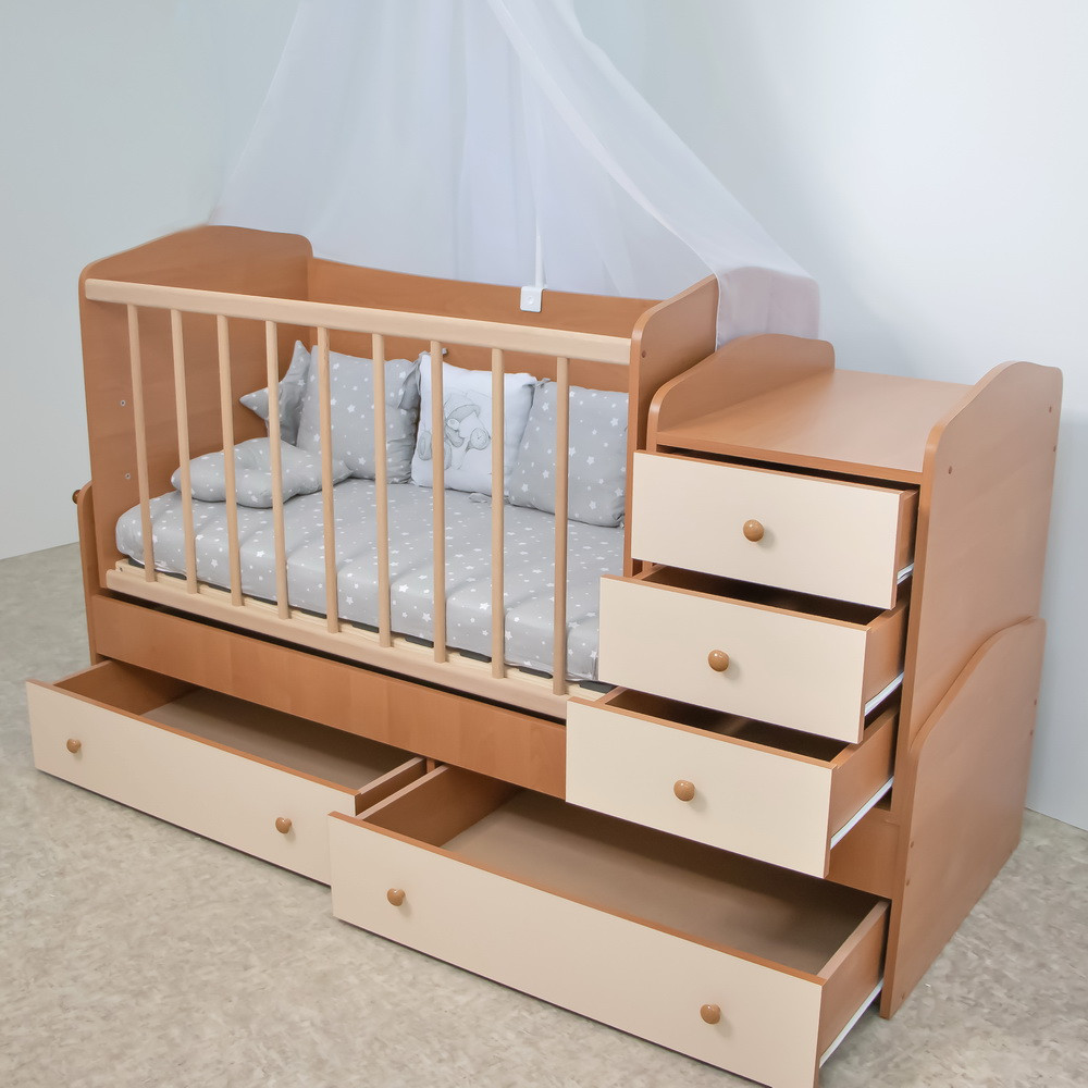 Купить Детская кровать-трансформер "Дрим" Ольха/Крем, цена 10800 грн ...