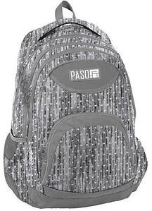 Жіночий рюкзак міський PASO 19L сірого кольору
