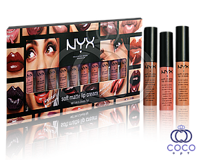 Жидкая матовая помада для губ NYX Soft Matte Lip Cream 12 штук