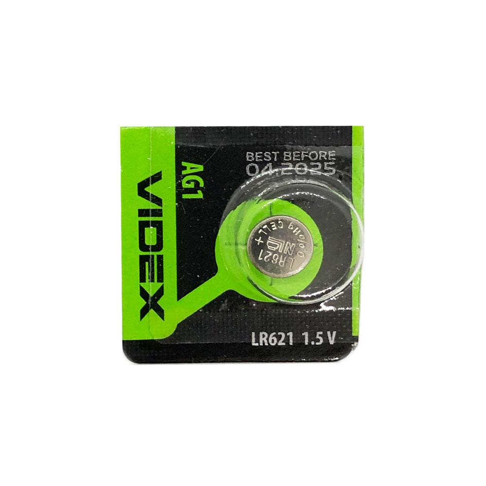 Годинникова батарейка 164 / 364 / LR621 / AG1 Videx Alkaline (1.5v) 1шт