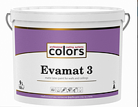 Краска для потолка Evamat 3 Colors матовая, 9л