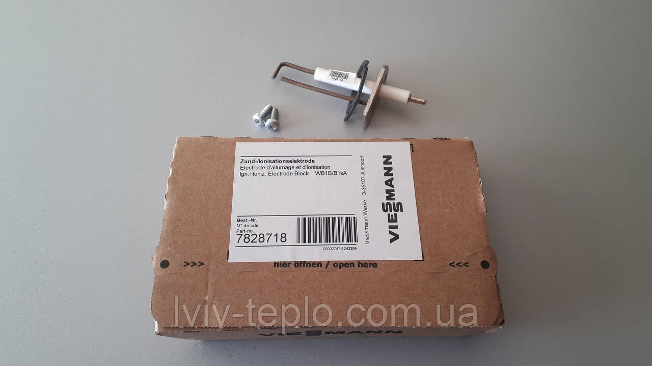 7828718 Електрод розпалу | іонізації для котла Viessmann, фото 1