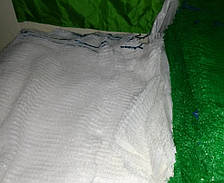 Сітка овочева 40х60 (до 20кг) 17г, біла (ціна за 100шт) (8058)