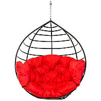 Крісло-кокон 150 кг Червоне