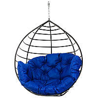 Крісло-кокон 150 кг Синє