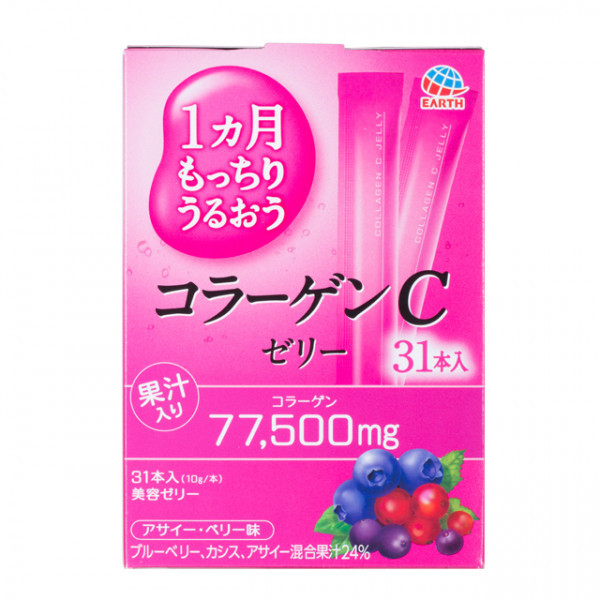 Японський питний колаген Earth Collagen C Jelly 310g (на 31 день), фото 1