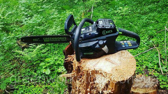 Цепная пила аккумуляторная Greenworks GC82CS 82 В без АКБ и ЗУ