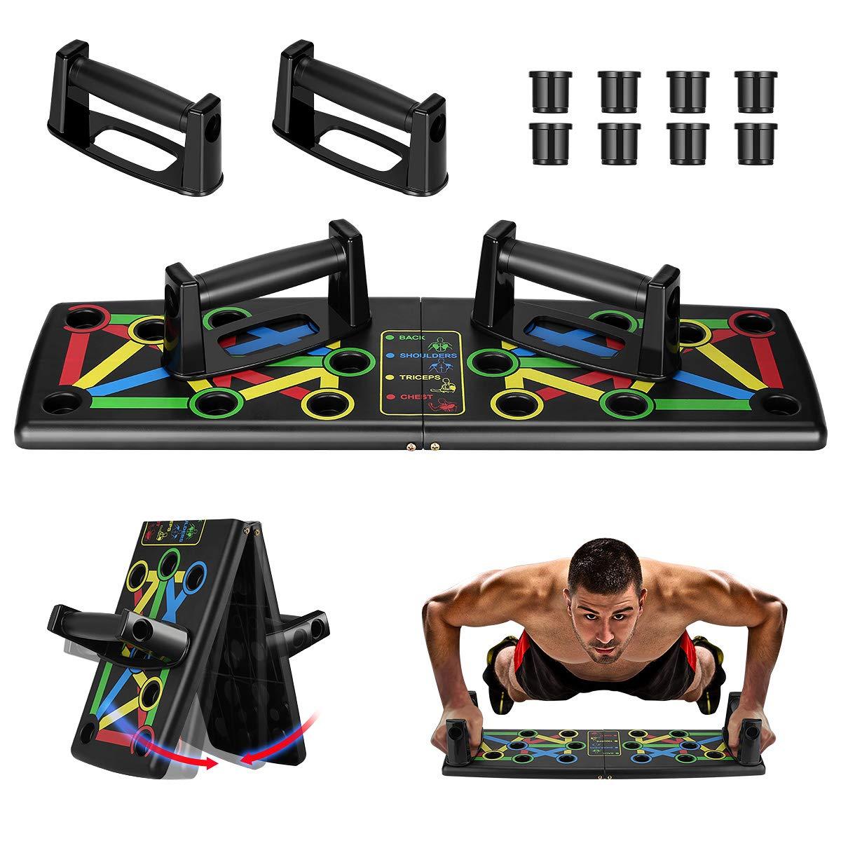 Складана дошка для віджимань Foldable Push Up Board-14 в 1 ⁇ упори для віджимань (14409)