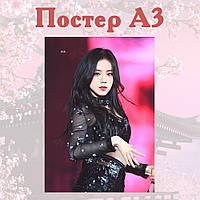 Постер плакат Джису Блэкпинк BLACKPINK 42х29 см А3 (poster_0135)