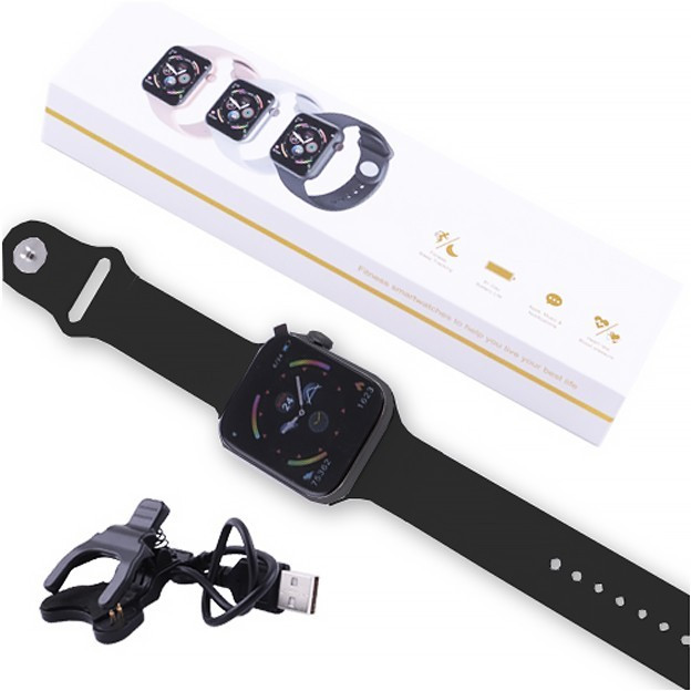 Умные часы W 4 Черные Smart Watch W4 Фитнес-трекер Apple - фото 3 - id-p1308555949