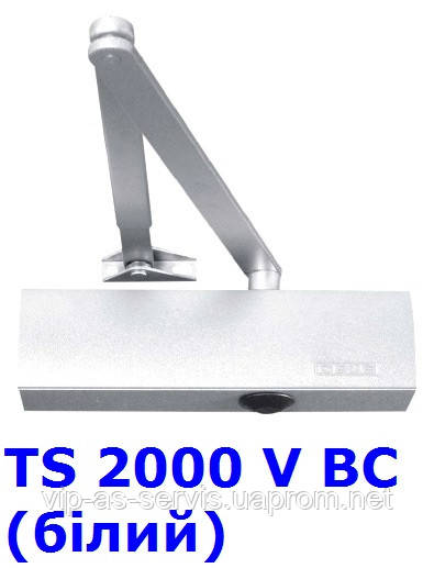 Доводчик Geze TS 2000 V ВС з важільною тягою (білий)