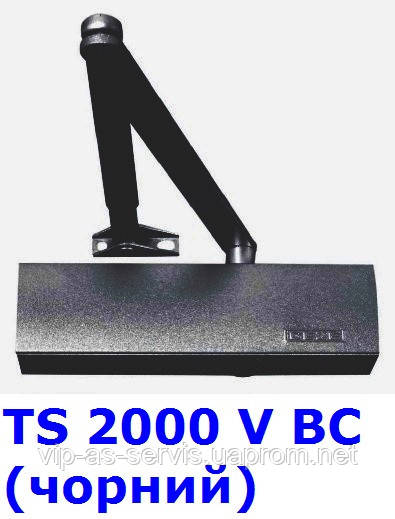 Доводчик Geze TS 2000 V ВС з важільною тягою (чорний)