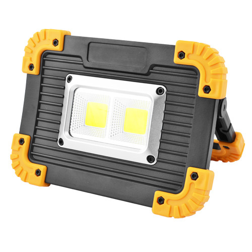 Прожектор акумуляторний світлодіодний L812-20W-2COB+1W, ЗУ micro USB, 2x18650/3xAA, Power Bank,