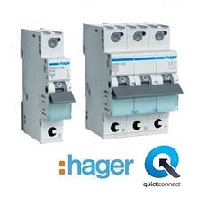 Автоматические выключатели Hager Quick Connect характеристика C