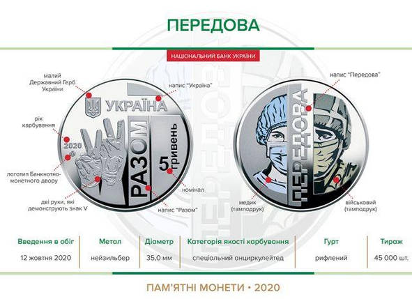 Монета НБУ "Передова", фото 3