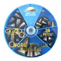 Набір грузил Takamiya Worm Weight Sinkers TG-520(29шт)*