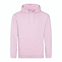 Кенгурушка толстовка с капюшоном худи Just Hoods College Hoodie Розовый, XS