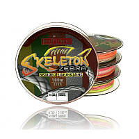 Шнур Bratfishing Skeleton Zebra (мультикольор) Braid x4 100 m 0.06 mm (5.15kg)