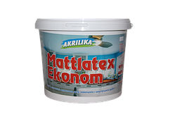 Латексна акрилова фарба для внутрішніх та зовнішніх робіт Mattlatex Akrilika 14 кг