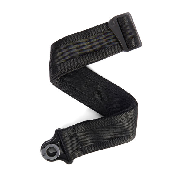 Гітарний ремінь D'ADDARIO 50BAL00 AUTO LOCK GUITAR STRAP (BLACK), фото 1