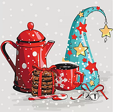 Картина за номерами Маленький котик з клубком