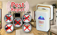 Ультразвуковой электромагнитный отпугиватель насекомых и грызунов Pest Reject! Топ