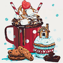 Картина за номерами Маленький котик з клубком