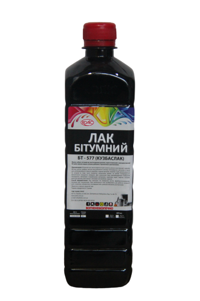 Лак БТ-577 кузбаслак Коліс 0,8 л, фото 1