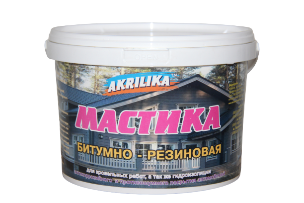 Мастика бітумно-гумова Akrilika 3 кг