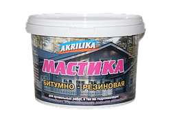 Мастика бітумно-гумова Akrilika 3 кг