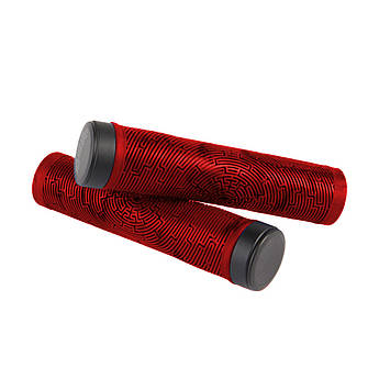 Гріпси для велосипеда Dartmoor Maze 137mm, red devil/black. Гріпси для BMX