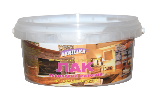 Akrilika Лак акриловий матовий 0,5 л