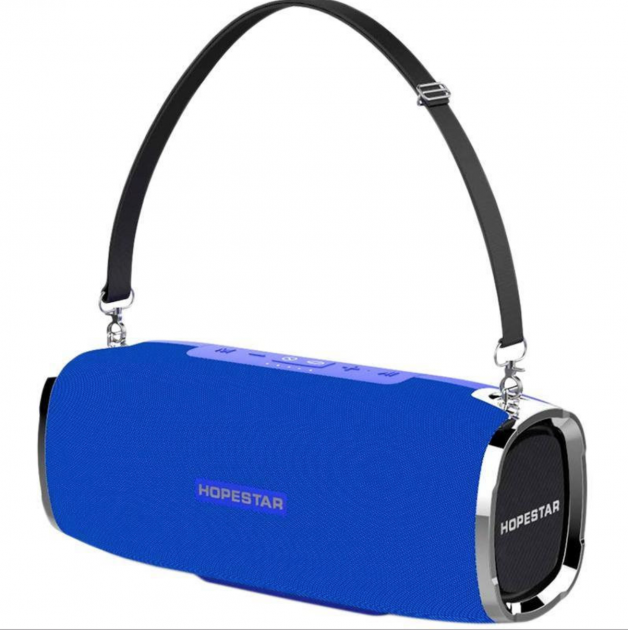 Портативна акустична Bluetooth колонка Hopestar A6 синій (RZ610)