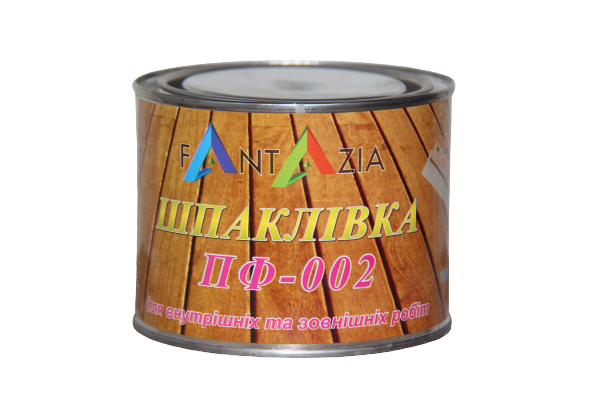 Шпаклівка по металу ПФ - 002 Fantazia 0,8 кг сірий