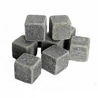 Камни для виски Whiskey Stones США Ice Melts Mini с мешочком для хранения в комплекте 9 шт. (RZ641)