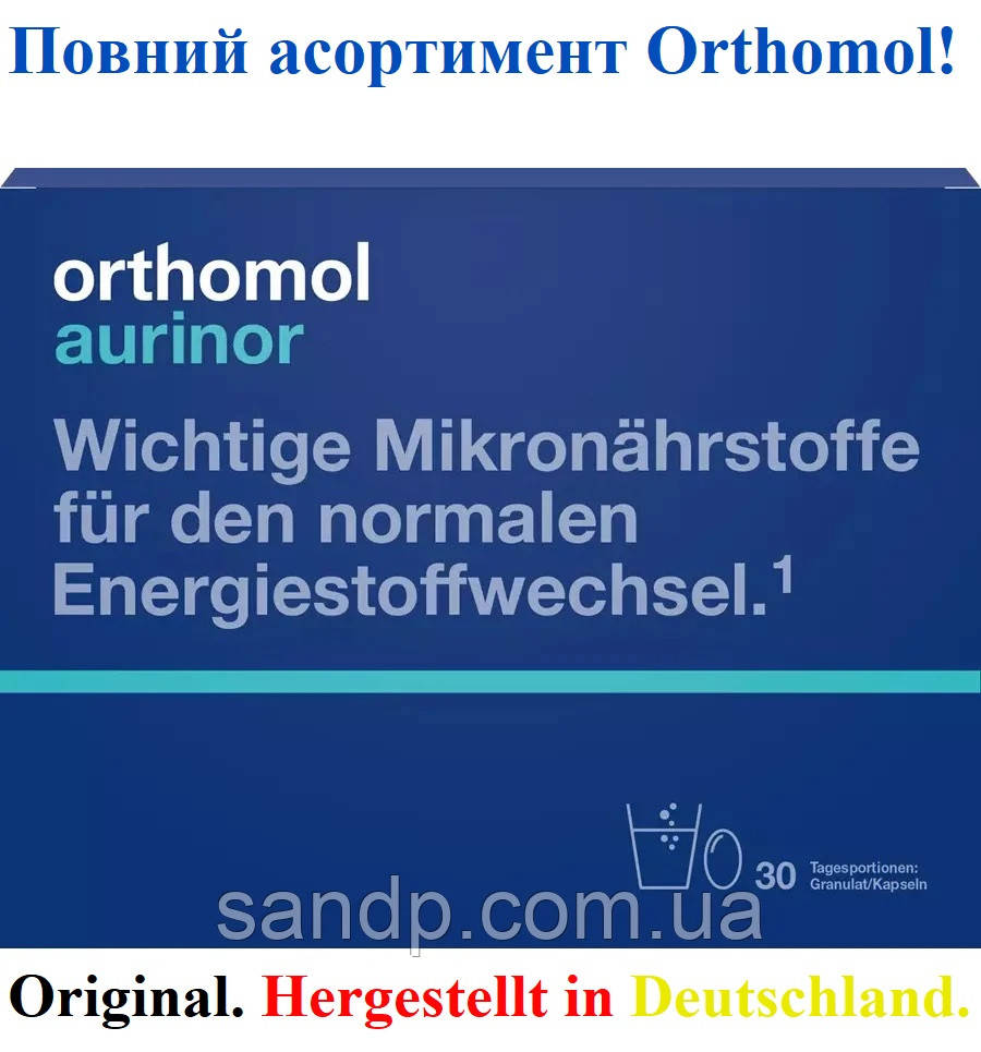 Orthomol aurinor Ортомол Ауринор 30дн.(порошок/капсулы) - фото 1 - id-p592993573